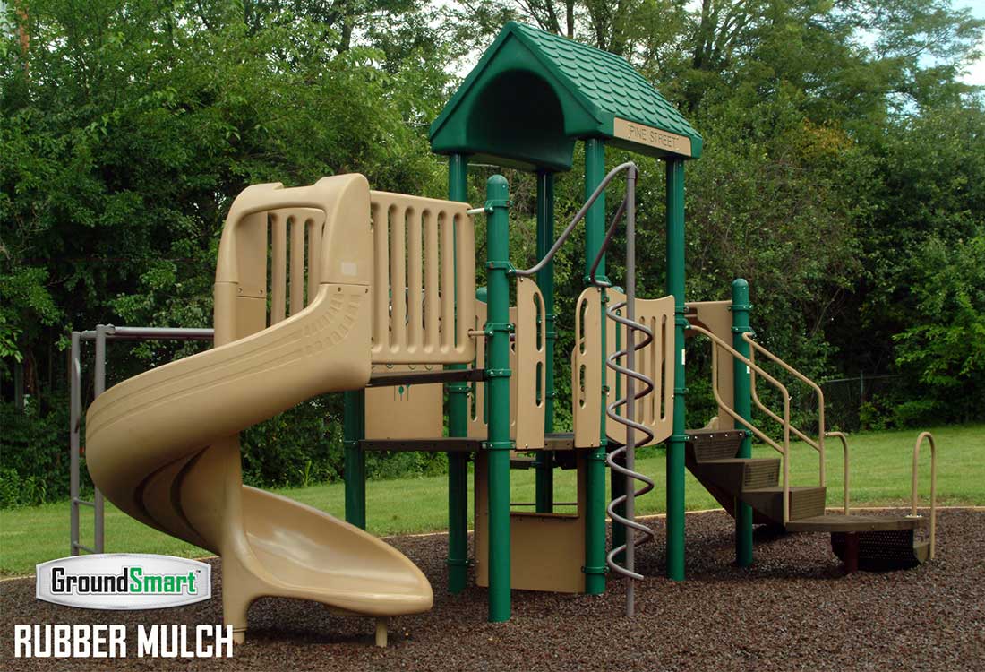 Playground Rubber Mulch Safest Playground Surface Material Easy To Maintain Playground Surface Material